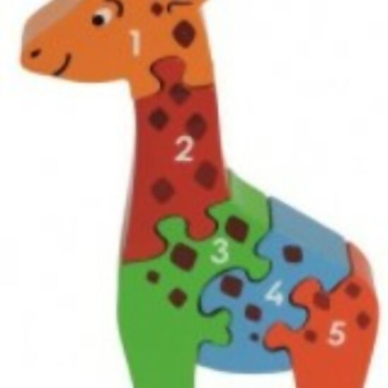 Puzzle Girafe 1-5 en bois Lanka Kade