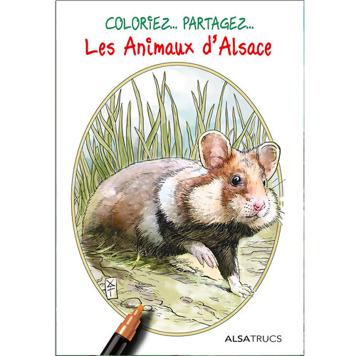 Coloriage Animaux d'Alsace