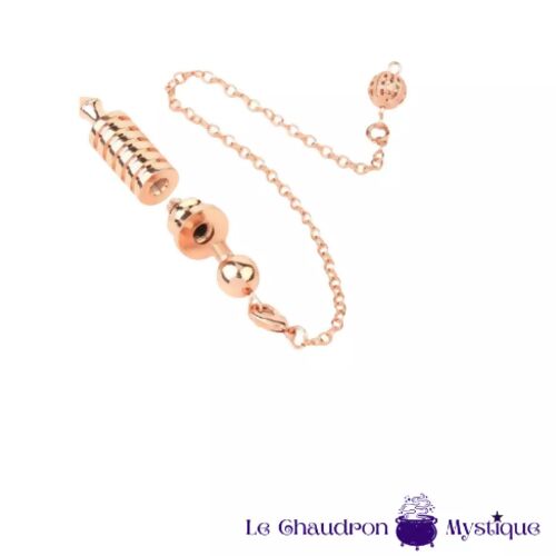 PENDULE MULTISTRIES METAL / OR ROSE