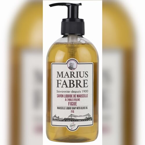SAVON DE MARSEILLE LIQUIDE FLACON POMPE 400ML SENTEUR FIGUE