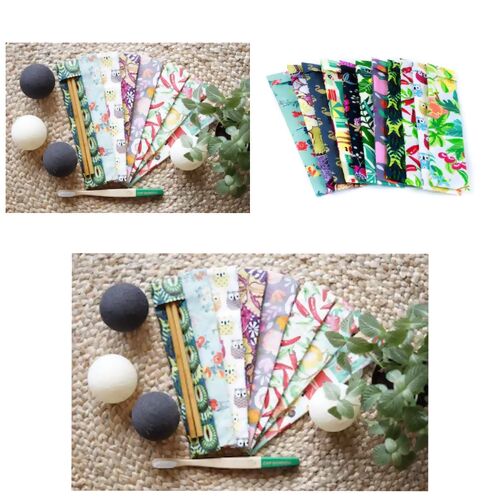 Pochette en coton Made in France 24 X 4,5