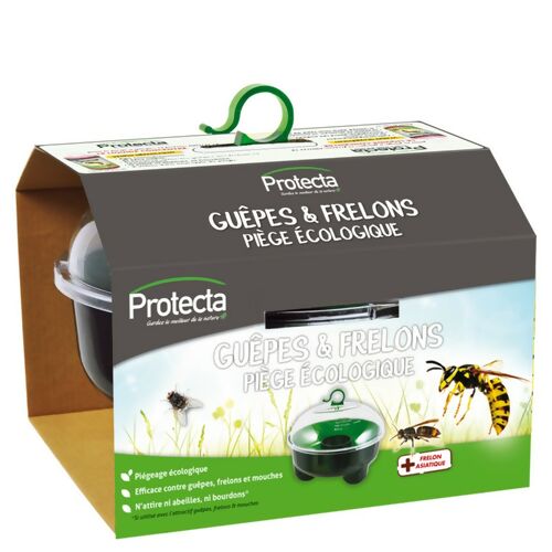 Piège à guêpes et frelons bicolore écologique - 2,4 L - Protecta