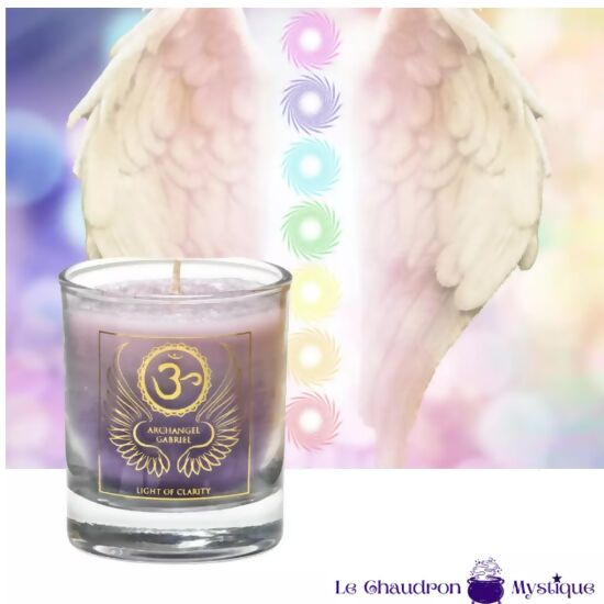 Bougie parfumée Archange GABRIEL & 7ème chakra Sahasrara